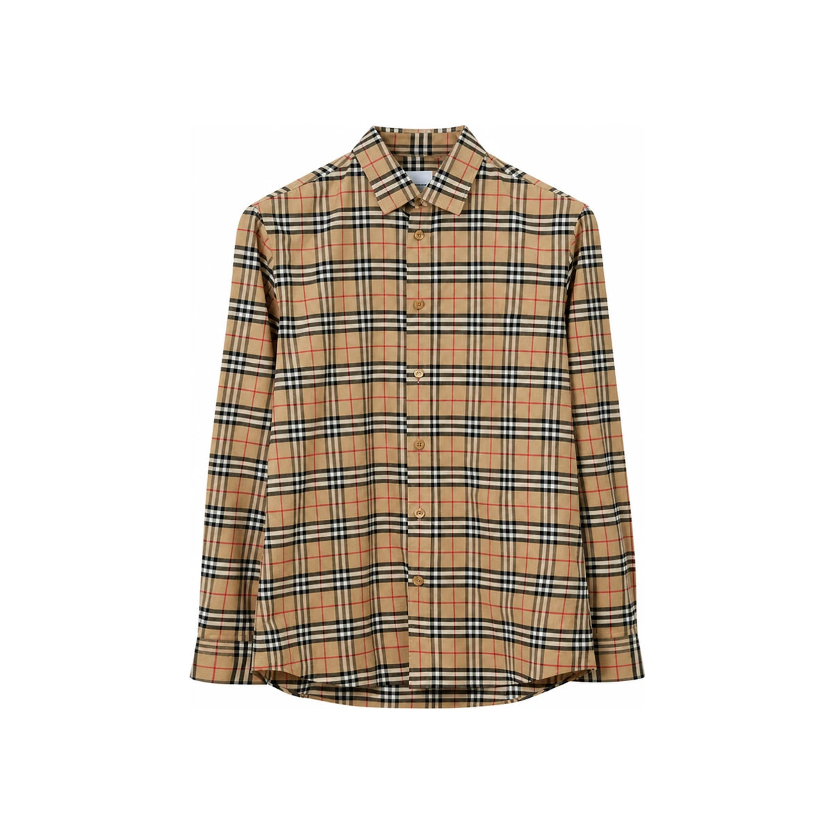 BURBERRY Long Sleeve Button-Down Shirt Men’s FW26 Black