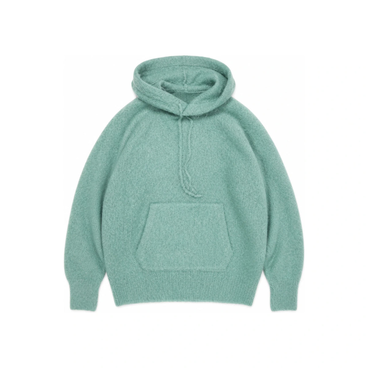 AURALEE Brushed Super Kid Mohair Hooded Knit Sweater A23AP 01KM