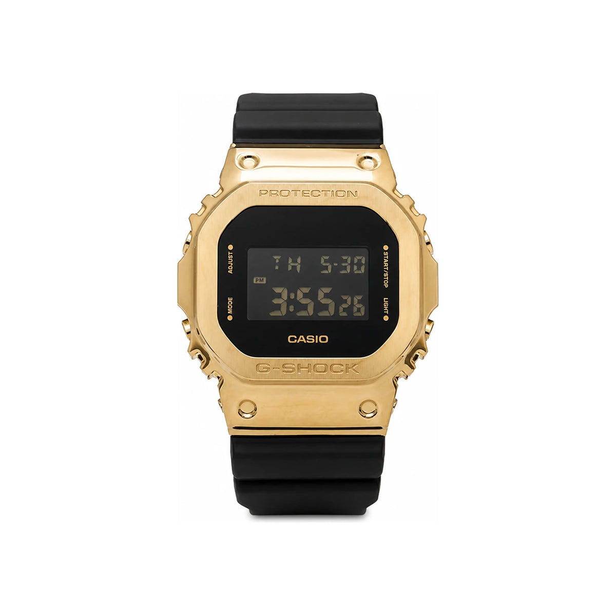 G Shock Steel Bezel Square Resin Band Men’s Watch Rubber Strap GM 5600UG 9DR