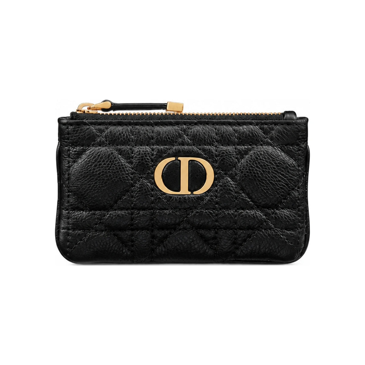DIOR Caro Myrte Zip Key Wallet S5158UWHC