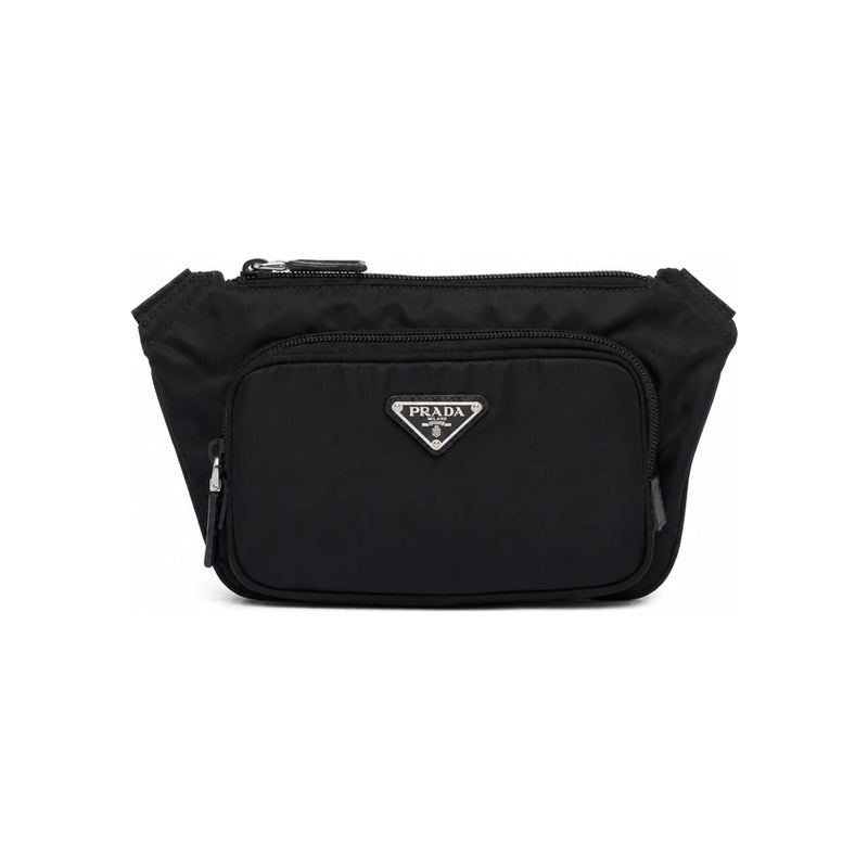 PRADA Men’s Saffiano Leather Shoulder Crossbody Bag Black
