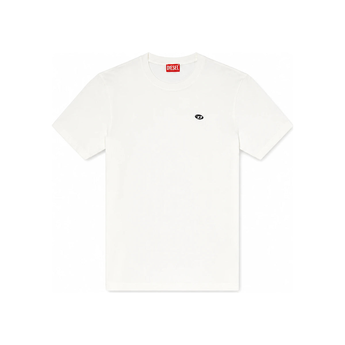 DIESEL Oval D Logo Patch Short Sleeve Men's T-Shirt A15056 0AIJU 141
