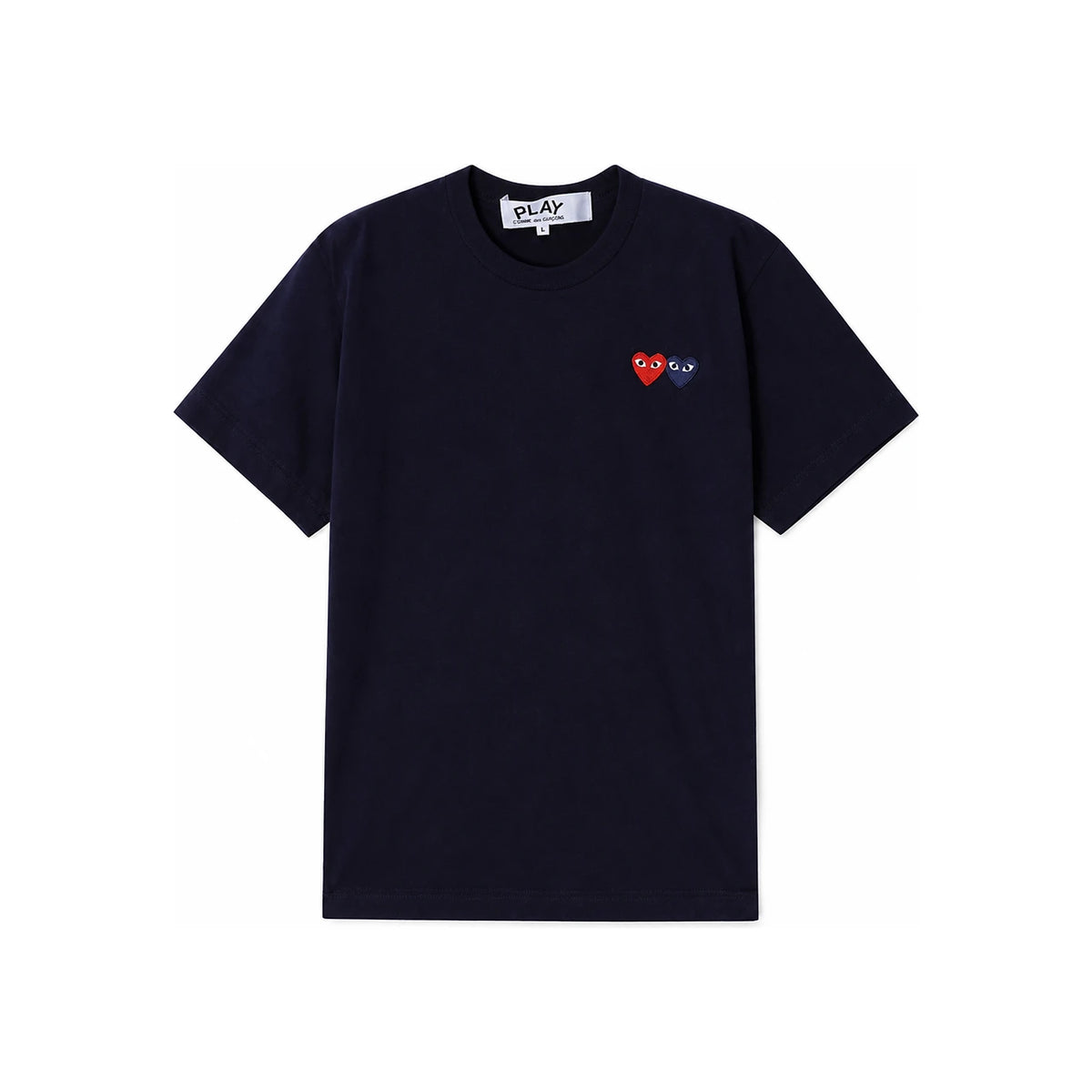 Comme des Garcons Men's Short Sleeve T-Shirt Black Cotton