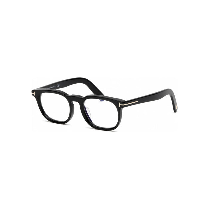 TOM FORD Blue Light Blocking Square Frame Glasses Asian Fit Acetate TF5930DB 001