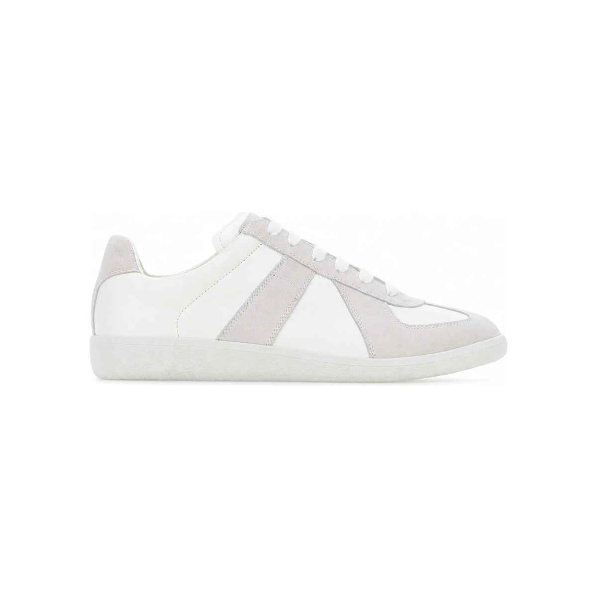 Maison Margiela Replica German Army Low-Top Sneakers White Leather