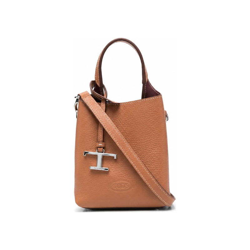 Tods Timeless Logo Tote Crossbody Bag XBWAPAT9000 QRI 9P13