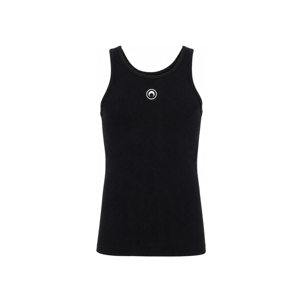 Marine Serre Black Sleeveless T-Shirt MTT081ACJER0011BK99