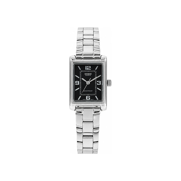 Casio Analog Square Women’s Metal Watch Silver Tone
