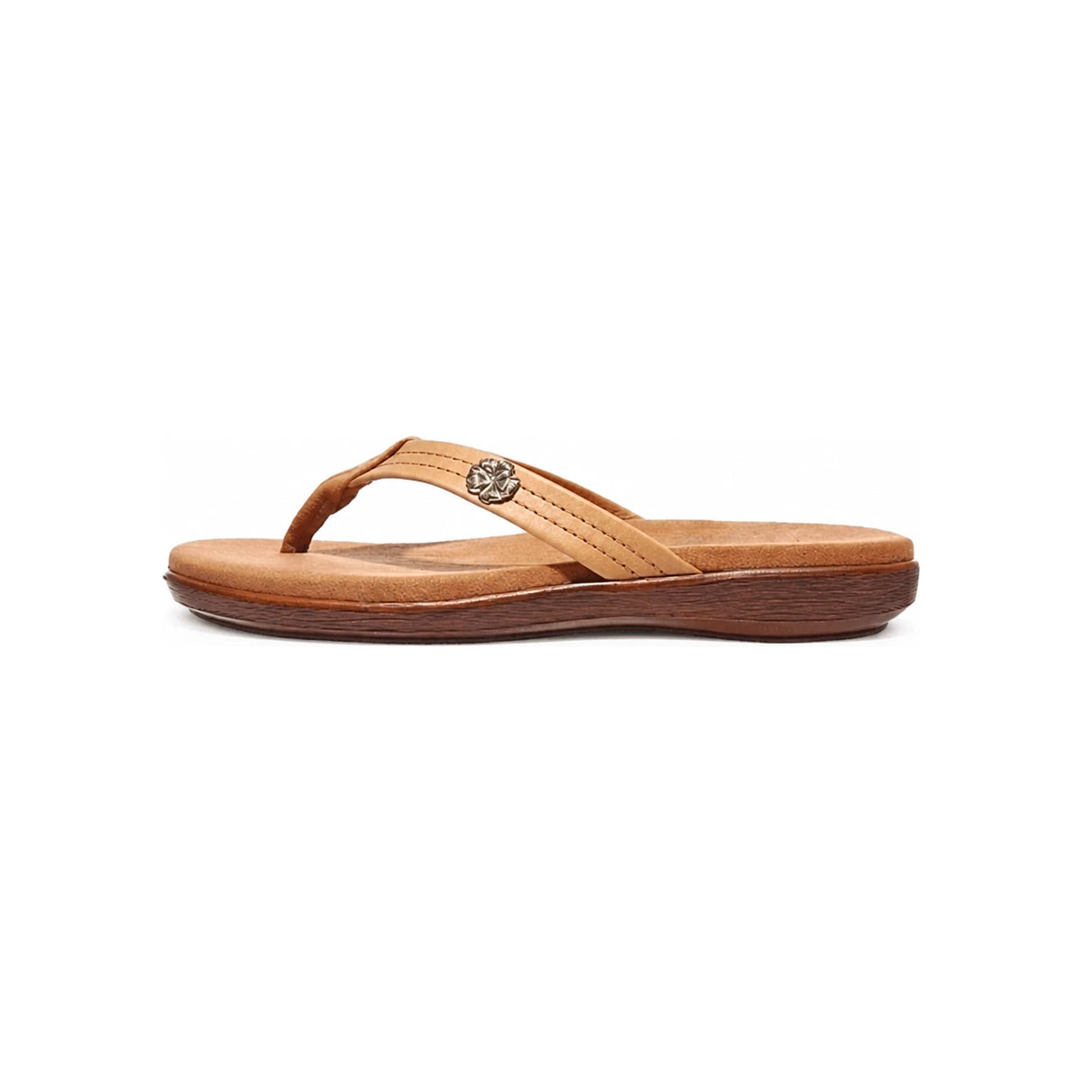ISLAND SLIPPER Leather Flip Flop Women’s Thong Sandal DT7220FSPIC