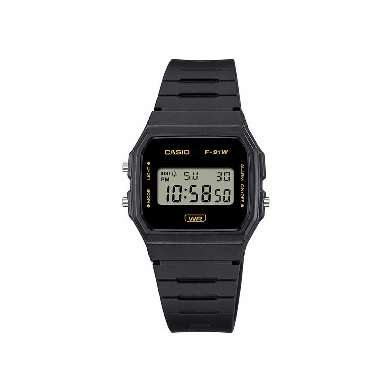 Casio Unisex Fabric Watch F91W B8ADF F 91WB 8ADF