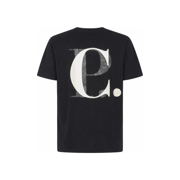 CP Company Black Back Logo Print T-Shirt