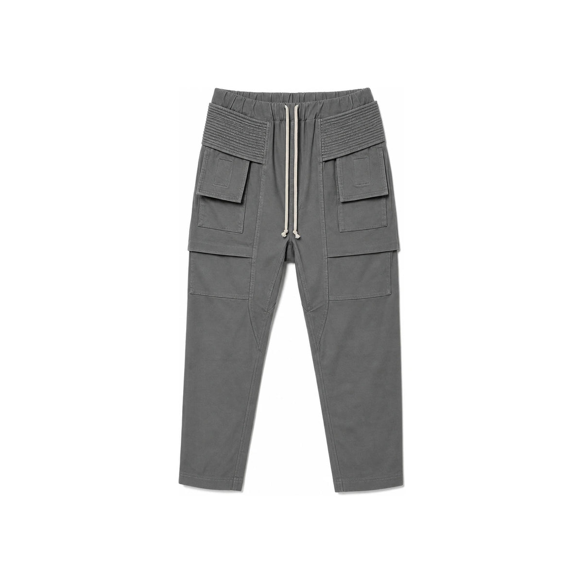 Rick Owens Darkshadow Porterville Creatch Drawstring Jersey Pan DU02D2371 RIG 88