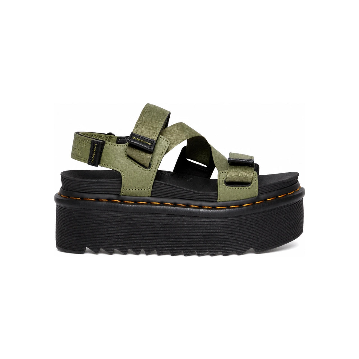 Dr.Martens Black Leather Sandals for Women 31805357 DOM