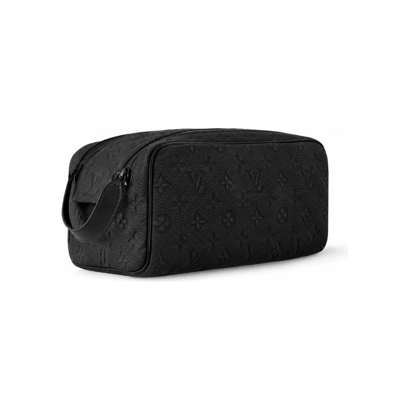 Louis Vuitton Monogram Black Dop Kit Pouch Unisex Bag