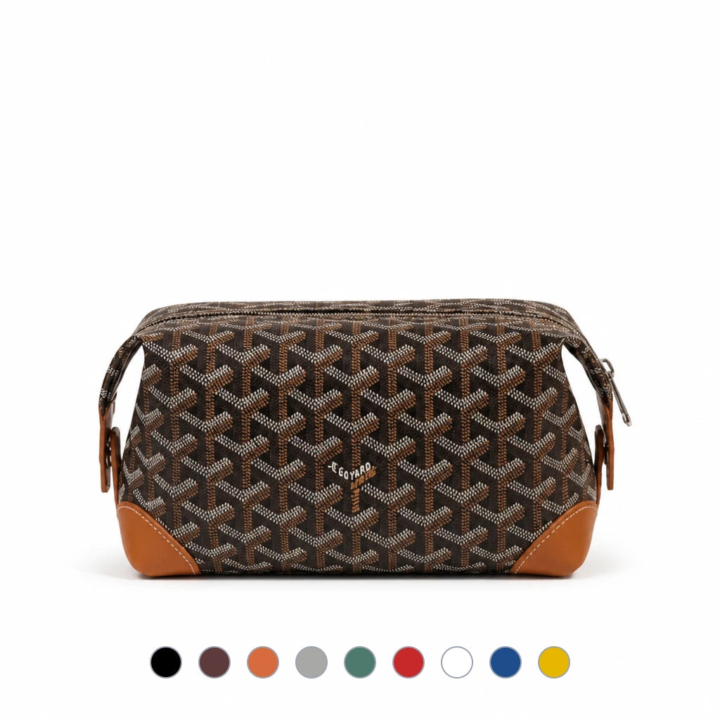 GOYARD Black Boeing Bowling 25 Unisex Clutch