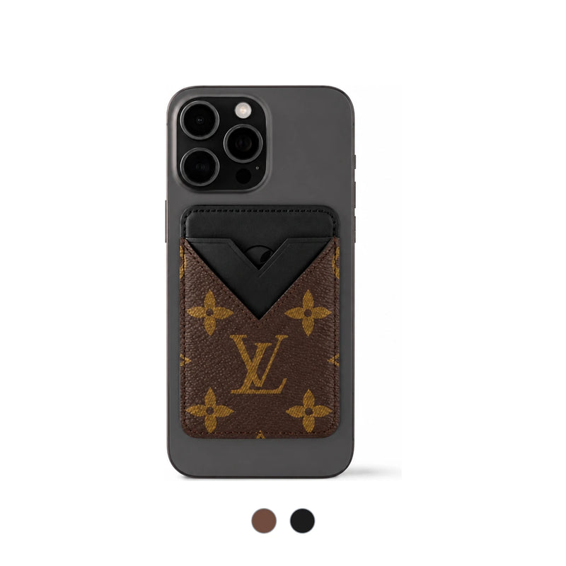 Louis Vuitton Eclipse Monogram Magnetic MagSafe Card Holder Wallet M 2