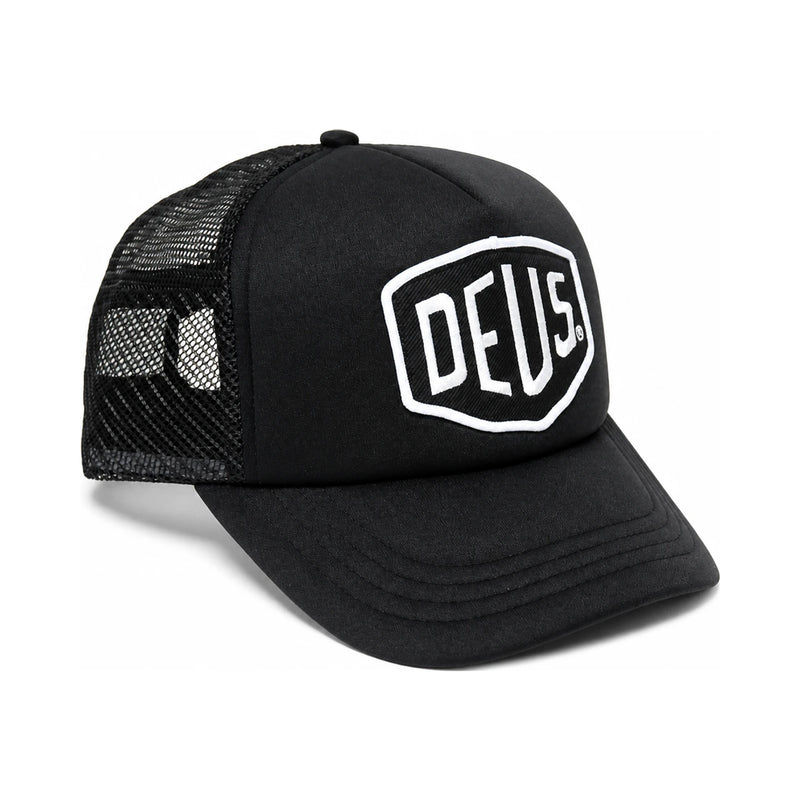 Deus Ex Machina Baylands Trucker Mesh Cap Black