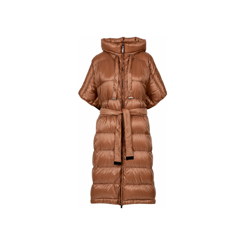 Max Mara Cube SEICA Loose Fit Cape Down Jacket Caramel 2429736025600 051
