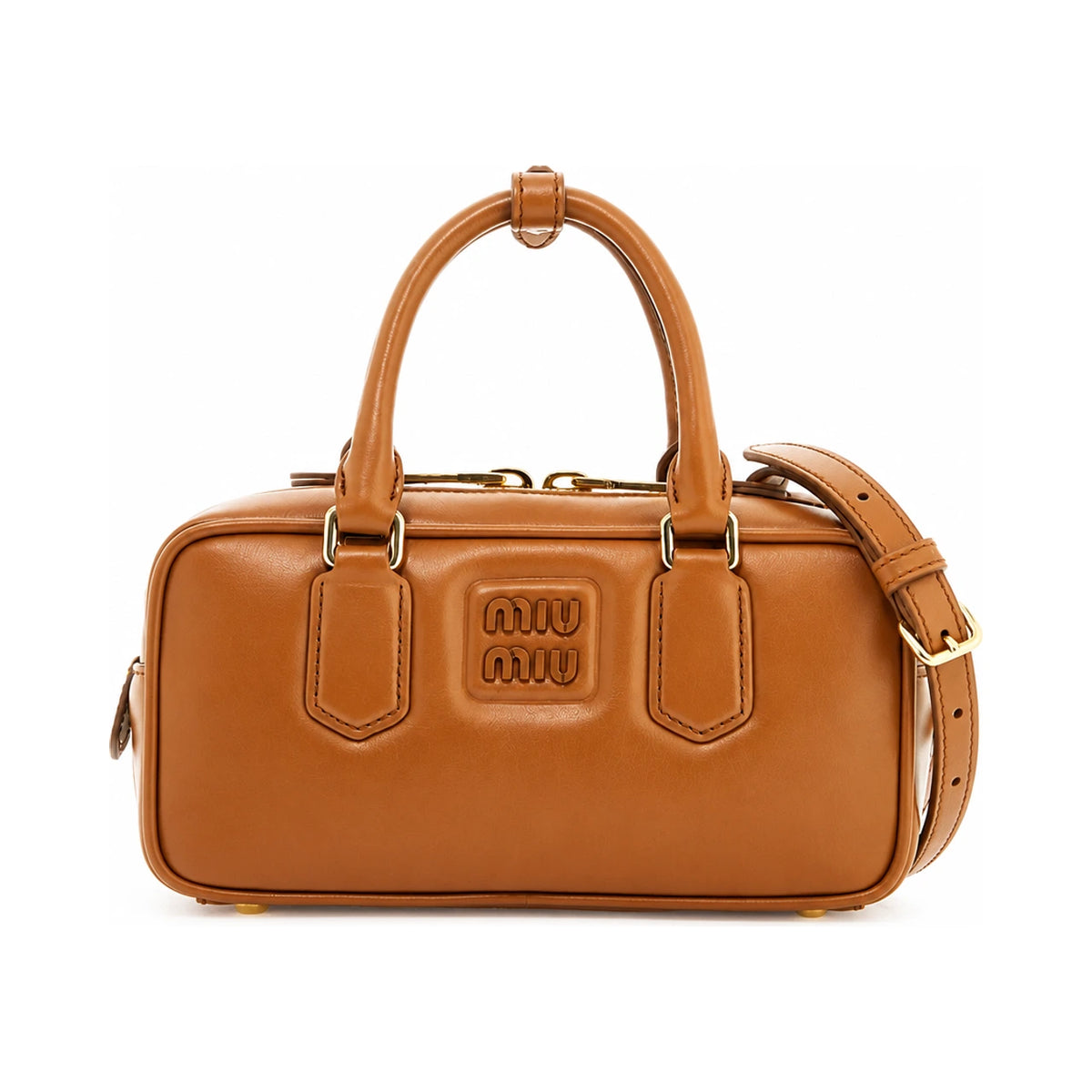 Miu Miu Arcadie Leather Tote Bag Black Women’s
