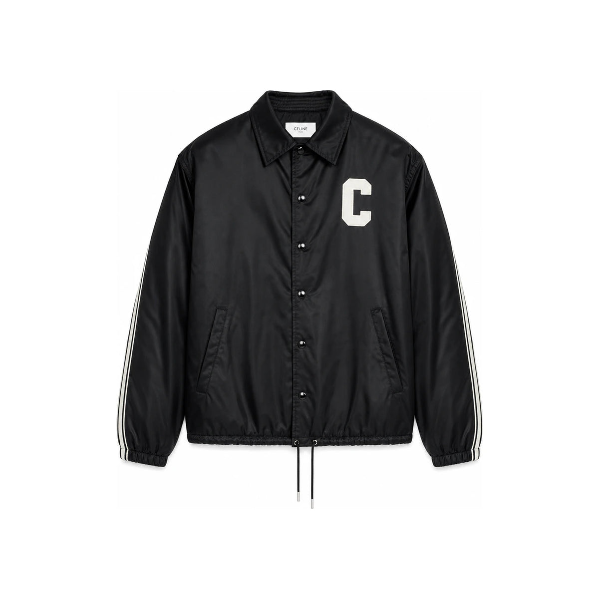 CELINE C Patch Nylon Coach Jacket 2W93C227R 38NO