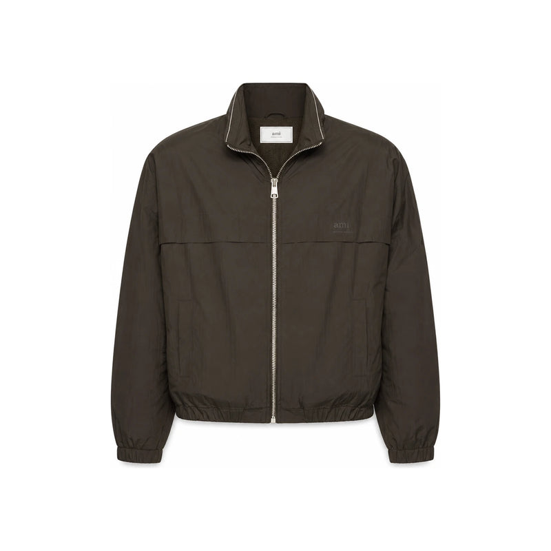 AMI Black Windbreaker Jacket