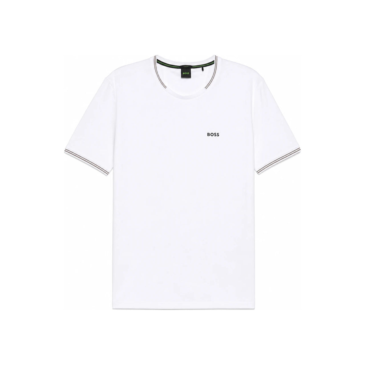 HUGO BOSS Men’s Stretch Cotton T-Shirt Black