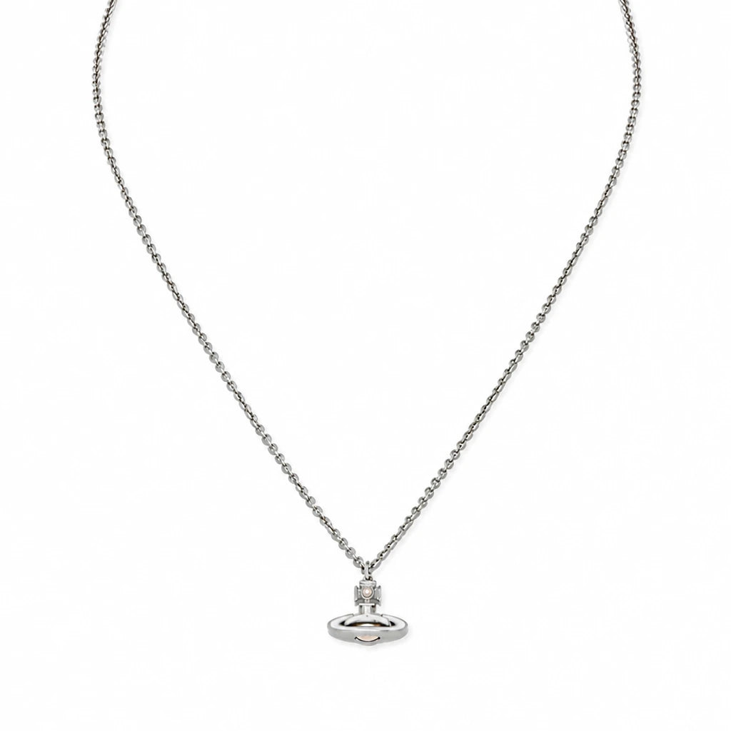 Vivienne Westwood Simonetta Bas Relief Pendant Silver Necklace 63020322 02P113