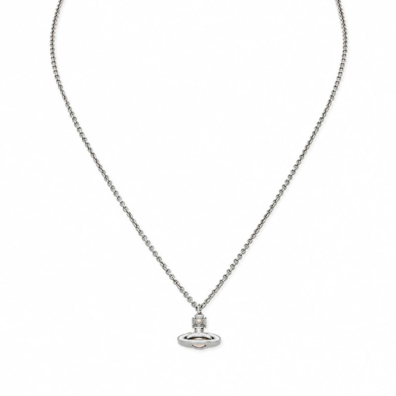 Vivienne Westwood Simonetta Bas Relief Pendant Silver Necklace 63020322 02P113