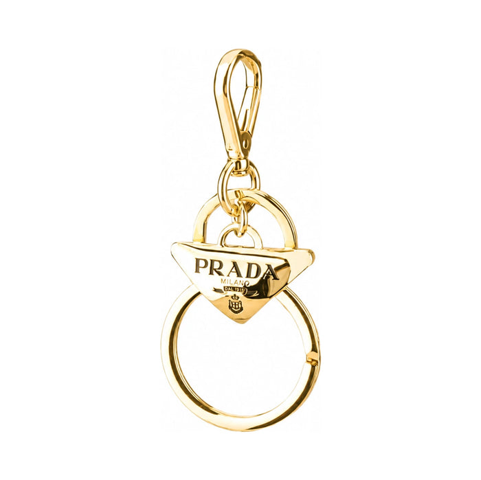 PRADA Leather Keyring Keychain Unisex 1PM037 66A F019F