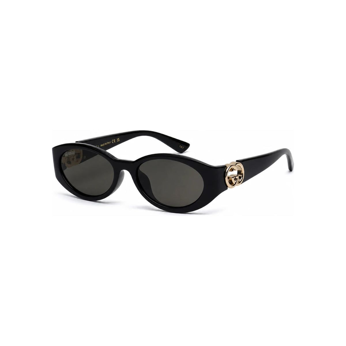 GUCCI Oval Sunglasses Asian Fit Women Acetate Frame GG1662SA 001