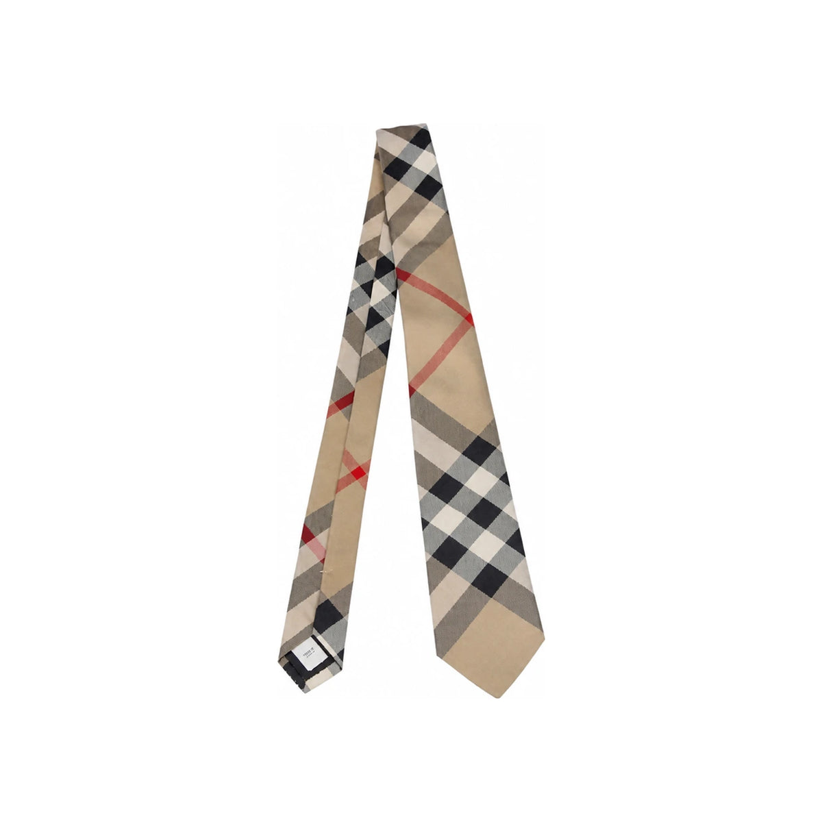 BURBERRY Check Silk Tie