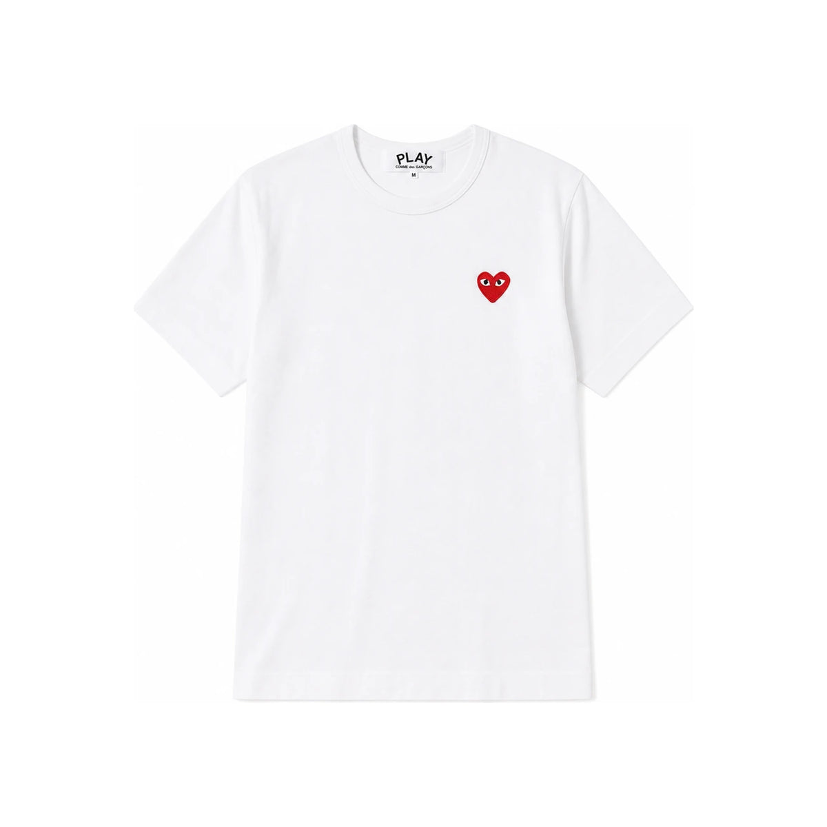 Comme des Garcons Red Heart Patch Unisex Short Sleeve T-Shirt AX T108 051 2