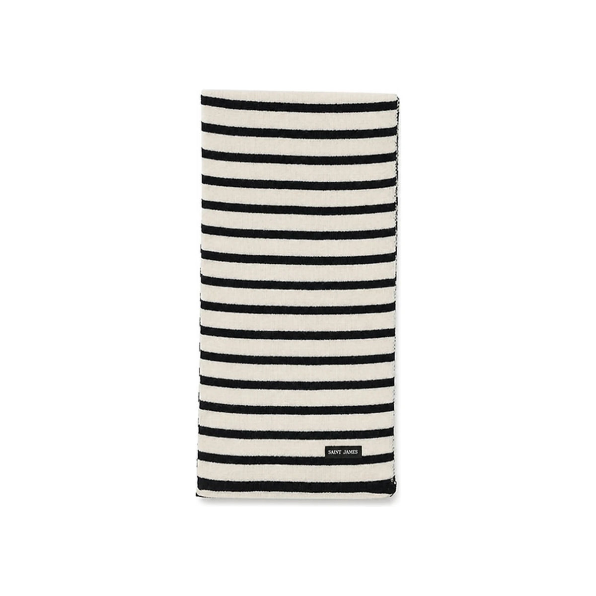 Saint James Unisex Wool Scarf 1409 ECRU MARINE