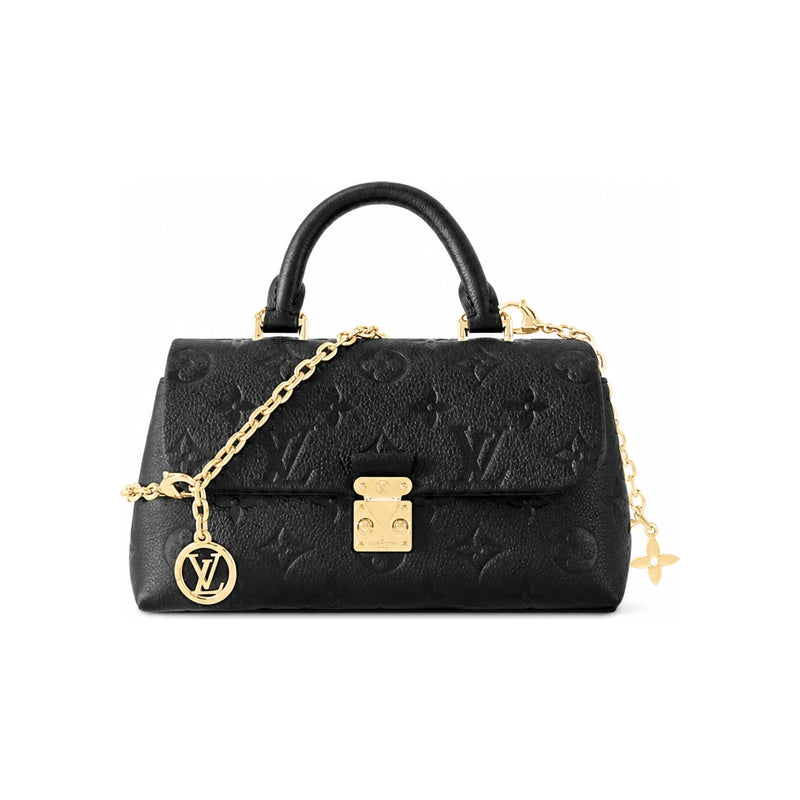 Louis Vuitton Black Nano Madeleine Crossbody Bag Unisex M12144