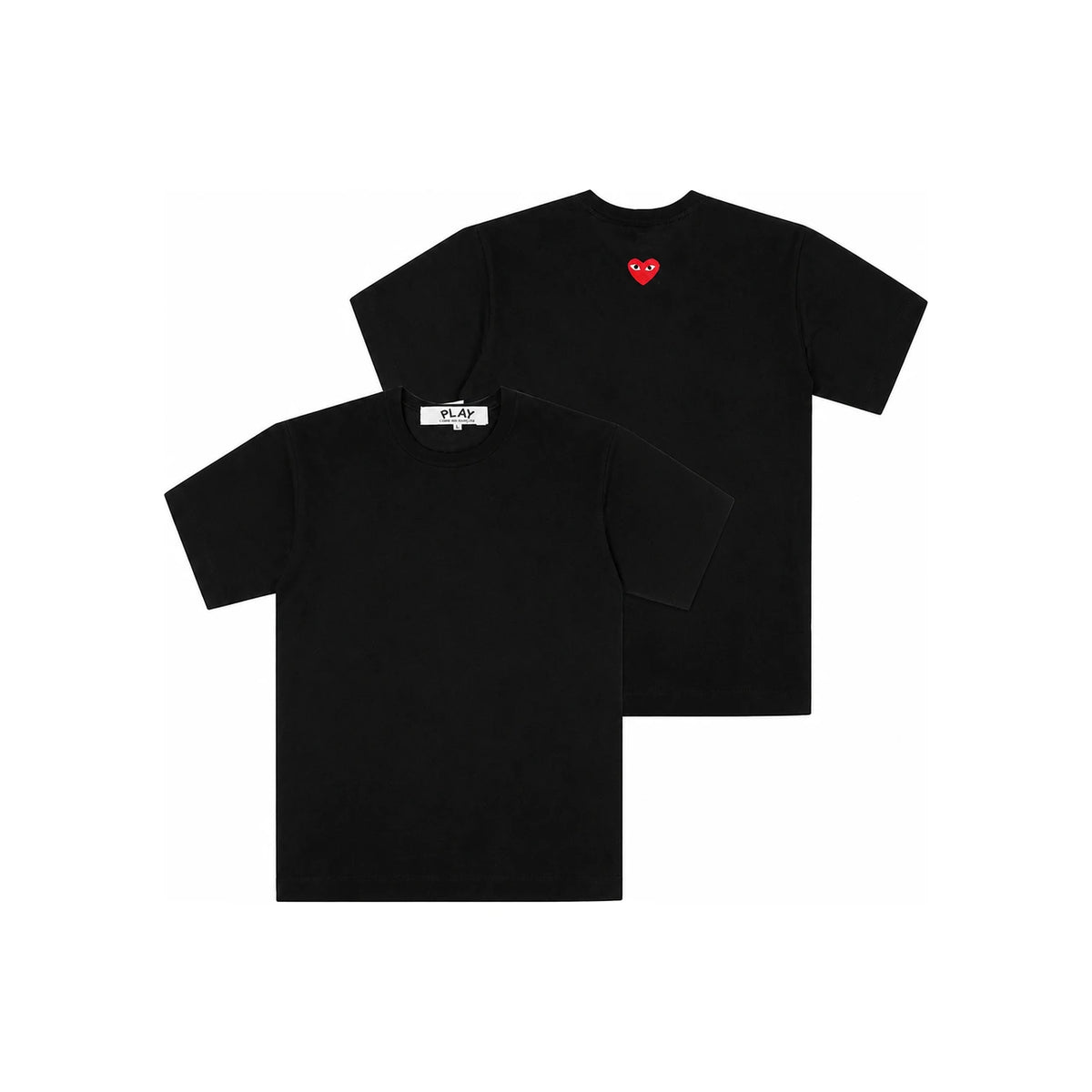 Comme des Garcons Back Red Patch Unisex Short Sleeve T-Shirt AX T340 051 1