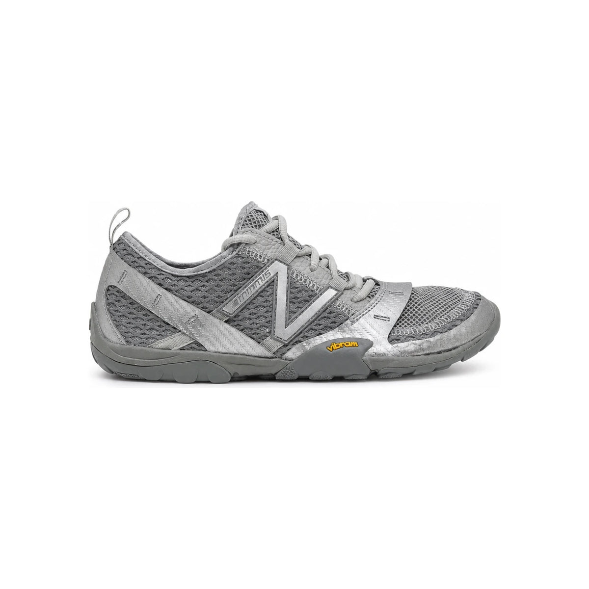 New Balance Slate Gray Silver Metallic Minimus Low-Top Sneakers