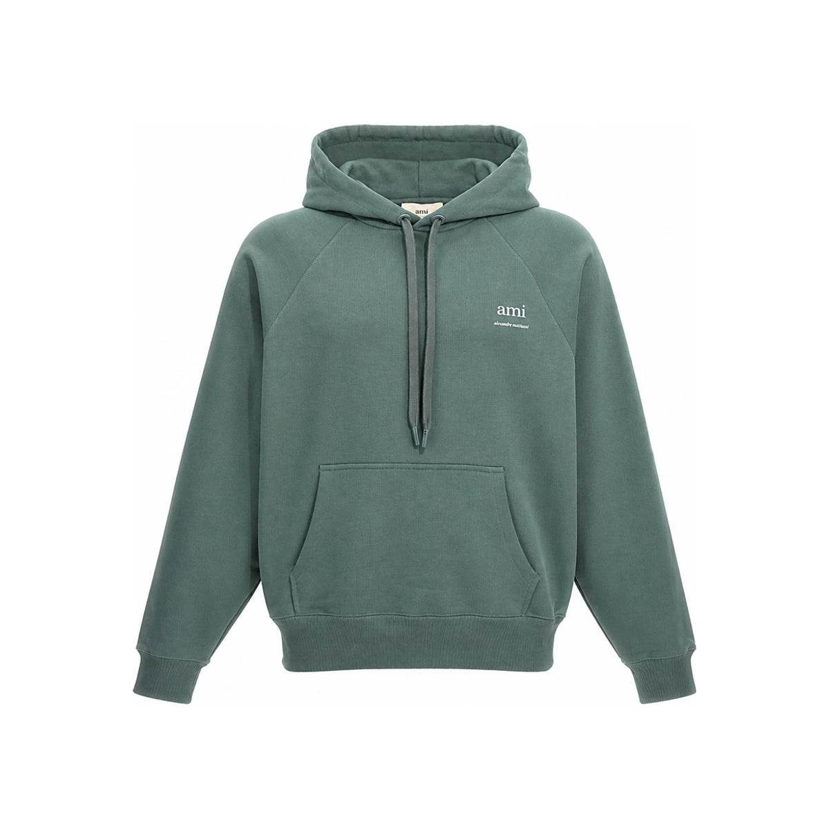 AMI Unisex Cotton Hoodie Sweatshirt Navy