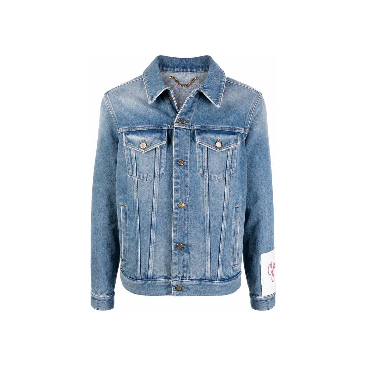 GOLDEN GOOSE Men's Denim Jacket GMP00284P00062150100 BLUE DOM
