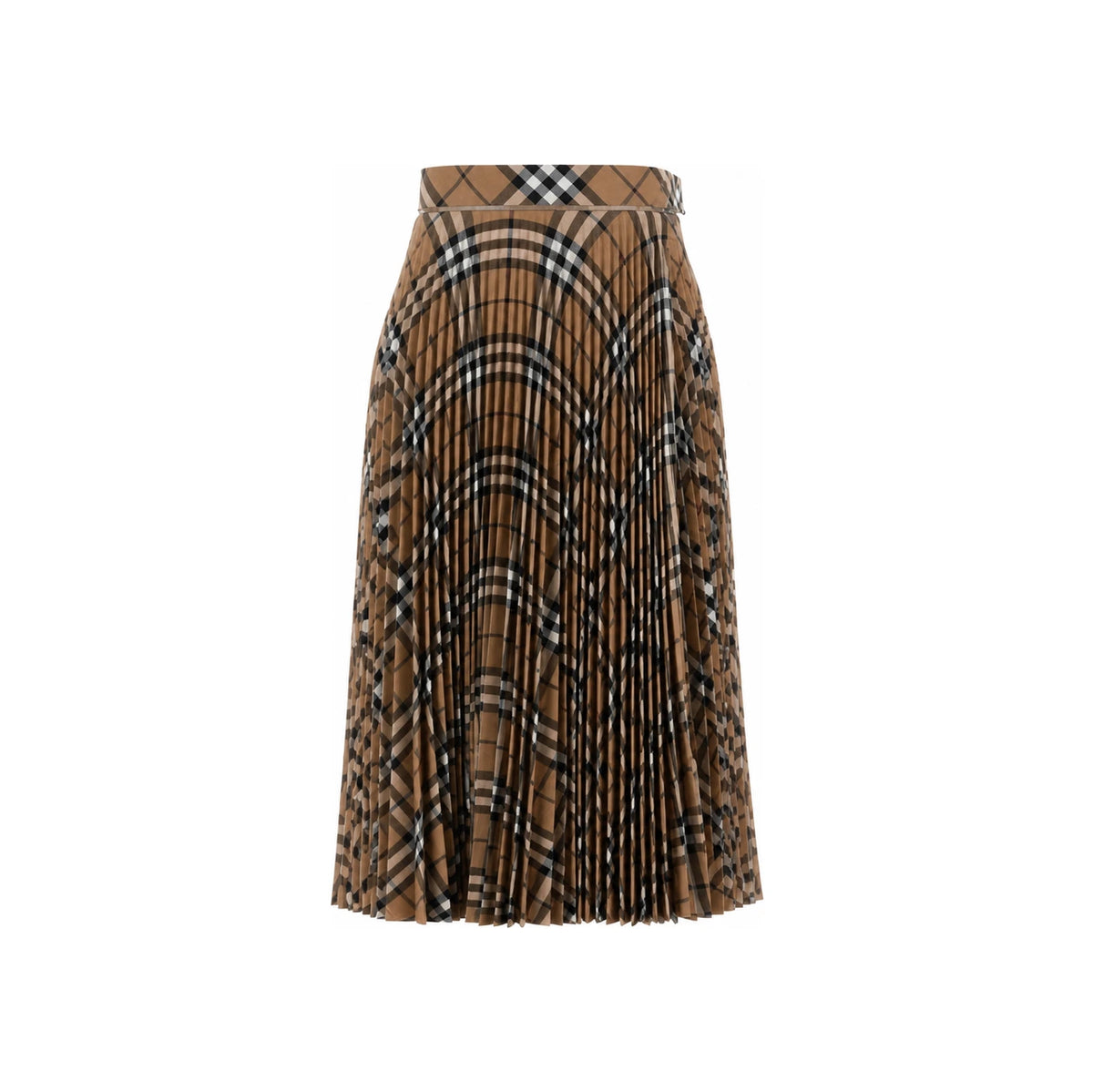 BURBERRY Beige Wool Blend Long Skirt