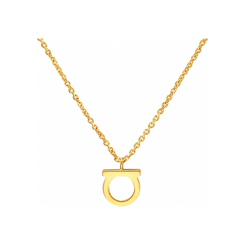 Ferragamo Gold-Tone Pendant Necklace for Women
