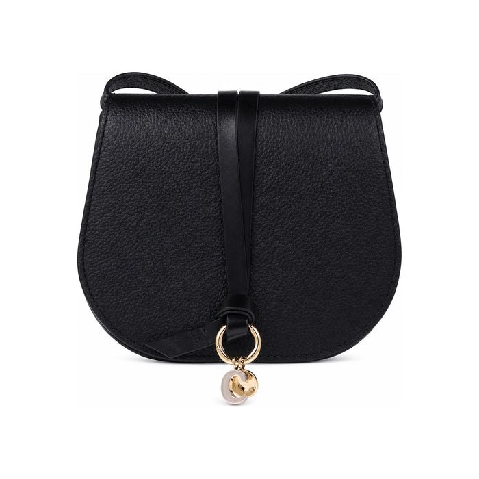 Chloe Alphabet Mini Saddle Crossbody Bag CHC22AP757F57 001