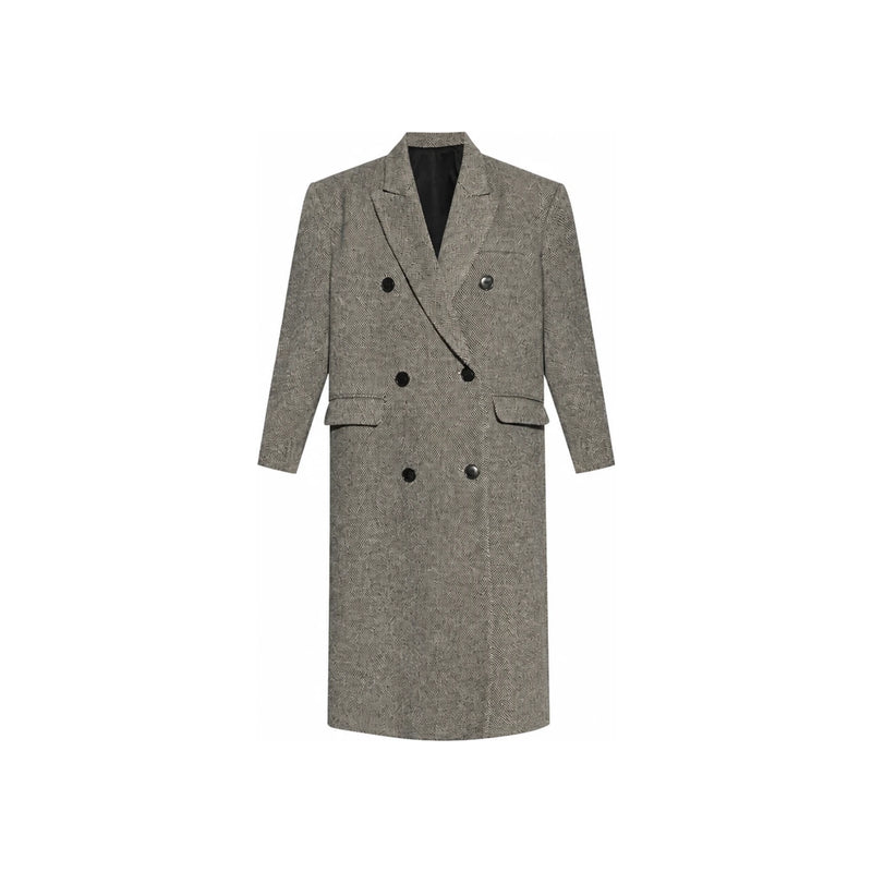 Isabel Marant Lexana Double Wool Coat MA0285FA B3D05E BKEC