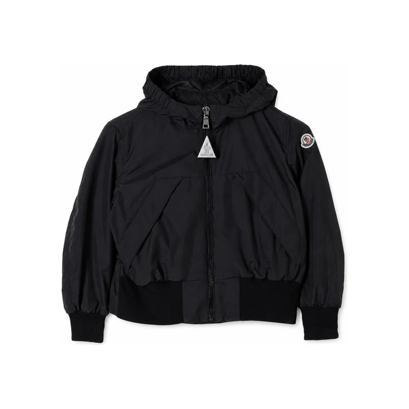 Moncler Kids Women Logo Hooded Jacket 1A000 52 54A81 999