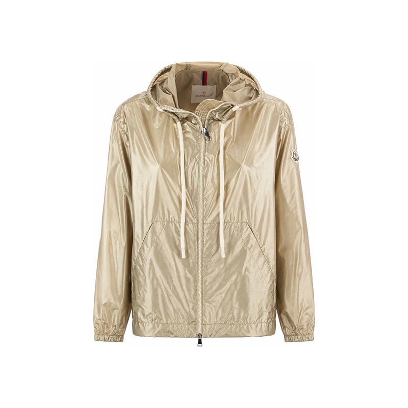 Moncler Tazenat Logo Hooded Jacket Gold