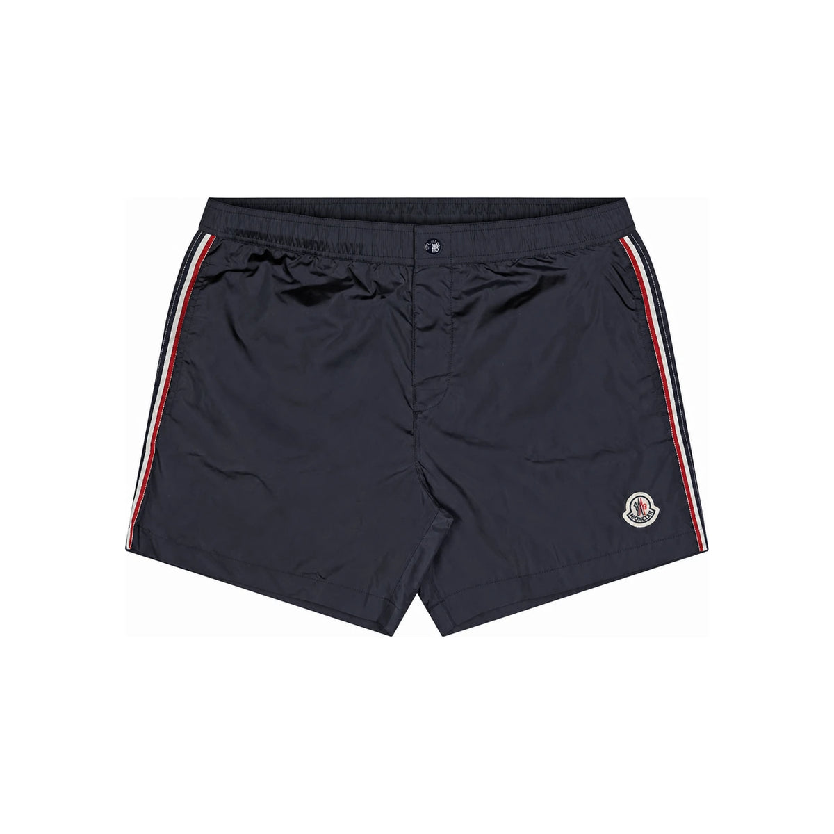 Moncler Navy Logo Patch Swim Shorts Men