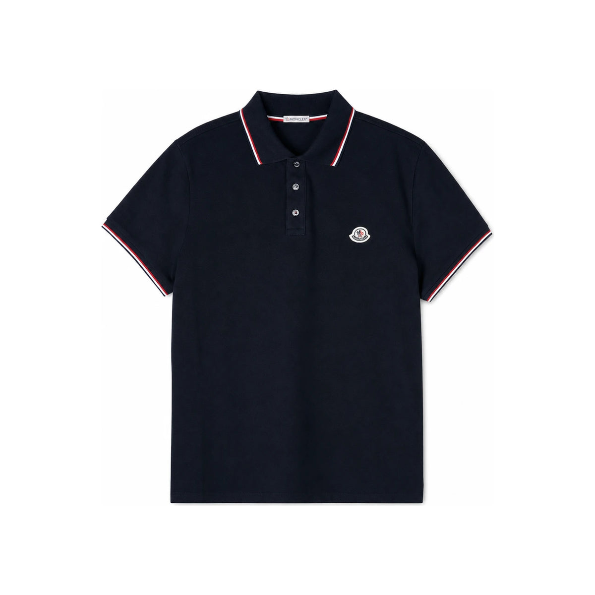 Moncler Logo Patch Short Sleeve Polo Shirt 8A70300 84556 77X