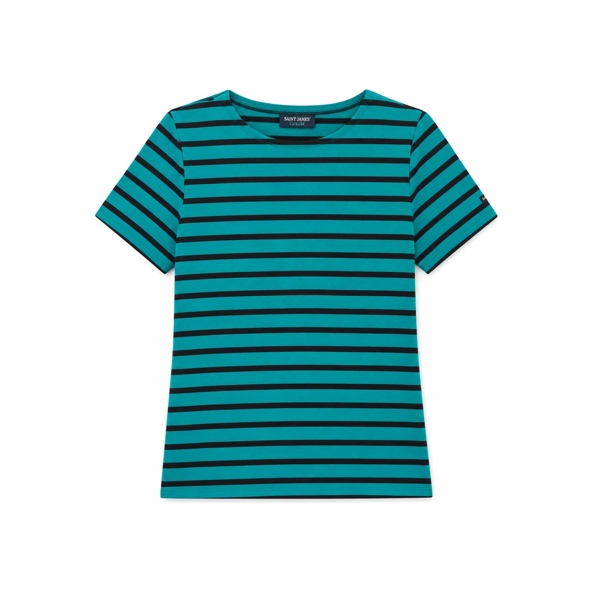 Saint James Etrille Women’s Short Sleeve T-Shirt Absinthe Noir