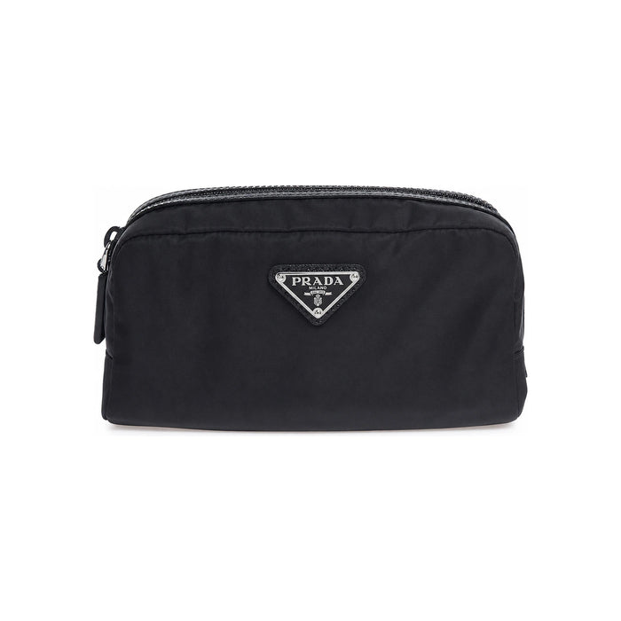 PRADA Re-Nylon Saffiano Pouch Shoulder Bag Black