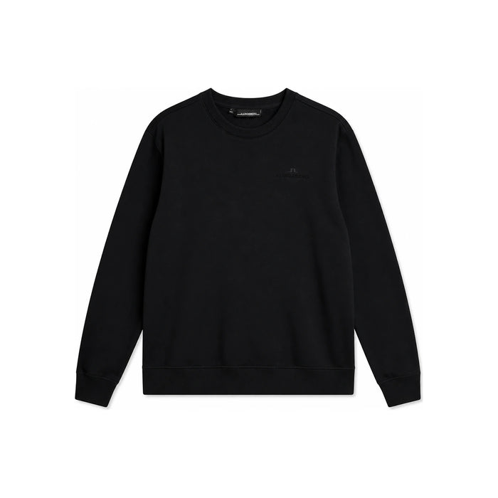 J LINDEBERG Alpha Crewneck Sweatshirt Black AMJS10946 9999