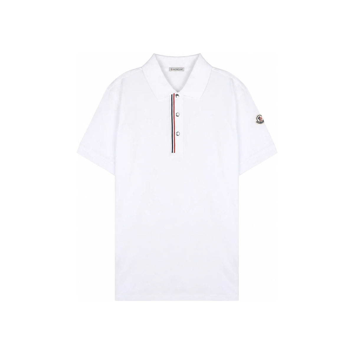 Moncler Tricolor Patch Polo Shirt for Men 8A00022 899P0 002